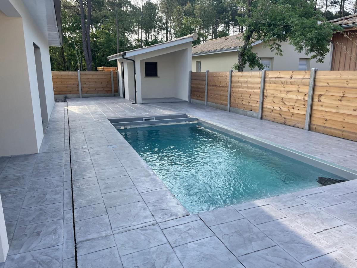 Maison Moderne Avec Piscine Chauffee Лакано Екстер'єр фото